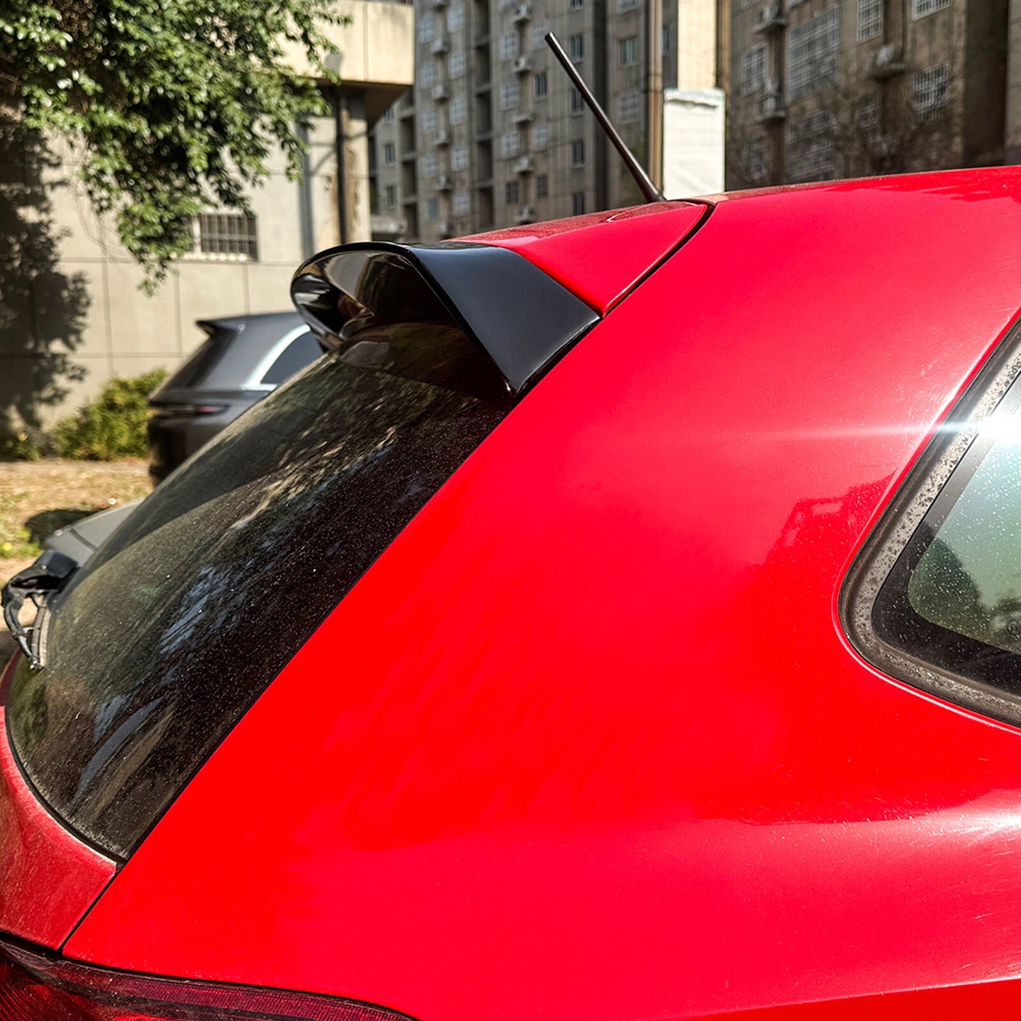 Gloss Black Rear Boot Spoiler Lip for VW Polo 6R/6C GTI (2009-2017)