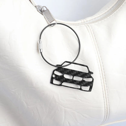Carbon Fiber Key Ring Gift Car tuning Stylish Car Decor For BMW 3 Series