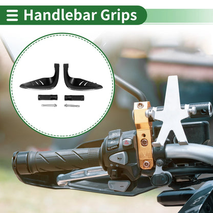 Hand Grips Cover Kit / 7/8" 22mm / Aluminum Rhombus Pattern for Motorcycle