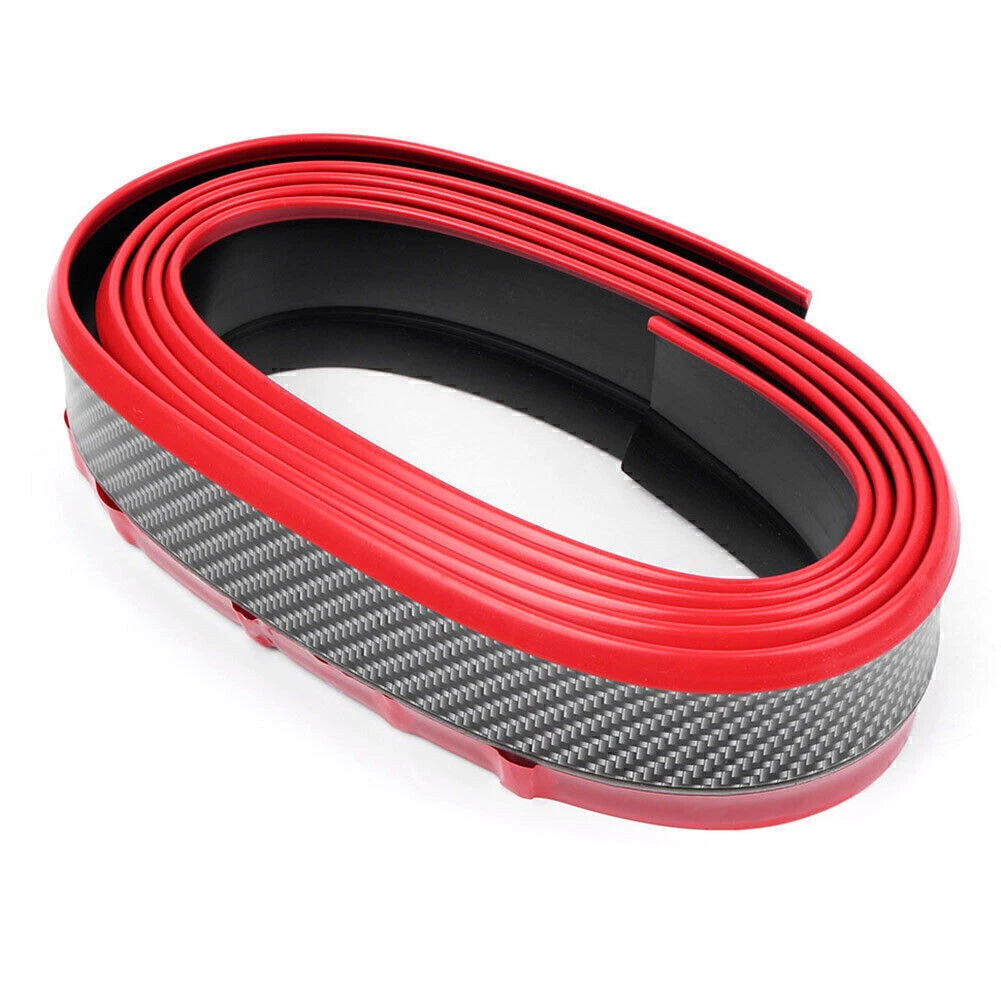 2.5M Rubber Lower Lip Protective Strip for Auto Bumper Skirts (Fits Various Models)