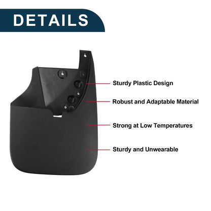 Mud Flaps Splash Guards 1 Set Mud Guards for Toyota Tundra (2010–2021)