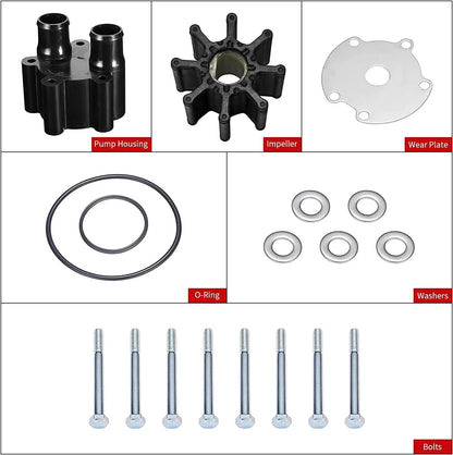 Sea Water Pump Kit for MerCruiser Bravo 1 2 3 V8 Engine