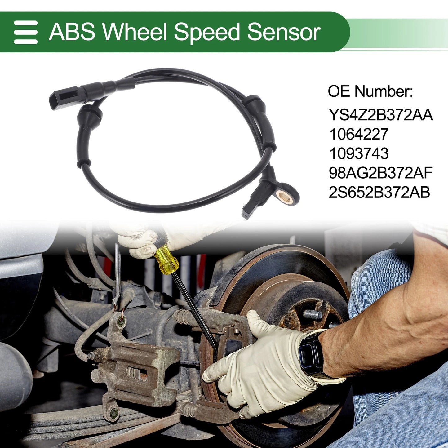 ABS Wheel Speed Sensor for Ford Focus (2000-2007) 1 x Sensor