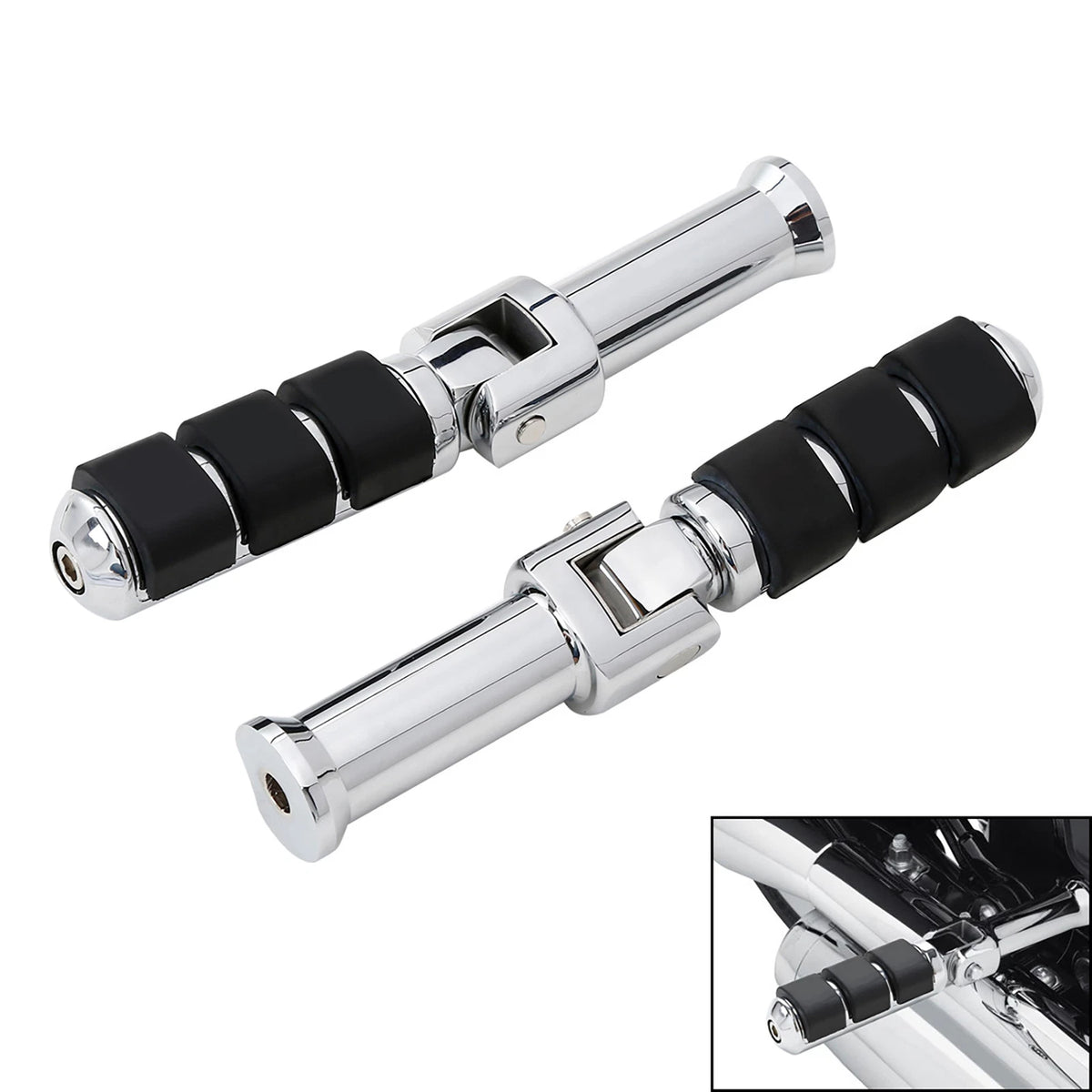 Passenger Footpegs Peg Brackets for Harley Softail Fat Boy Low Rider (2018-2025)