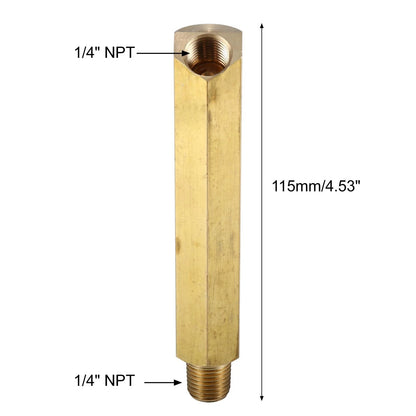 Oil Pressure Gauge Extension 1/4" NPT for Ford 260 289 302 V8 Engine (1962-1973)