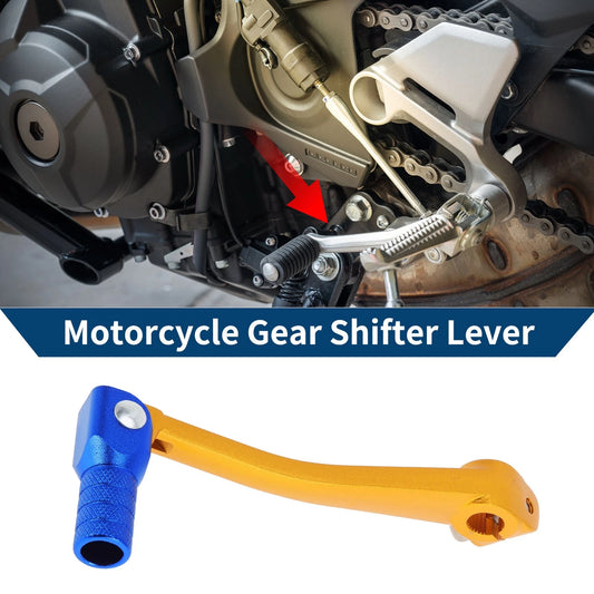 Folding Motorcycle Gear Shifter Lever Blue Head for Bosuer 125