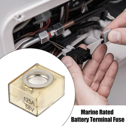 Fuse Terminal 125A Waterproof Marine Battery for 58V