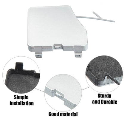 Front Right Tow Hook Cover for Subaru Forester (2015-2018) Silver Tone