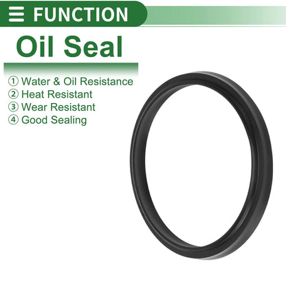 Oil Seal 75x85x6mm Black 5 Pcs Seal Ring Rotary Shaft Seal NBR Rubber