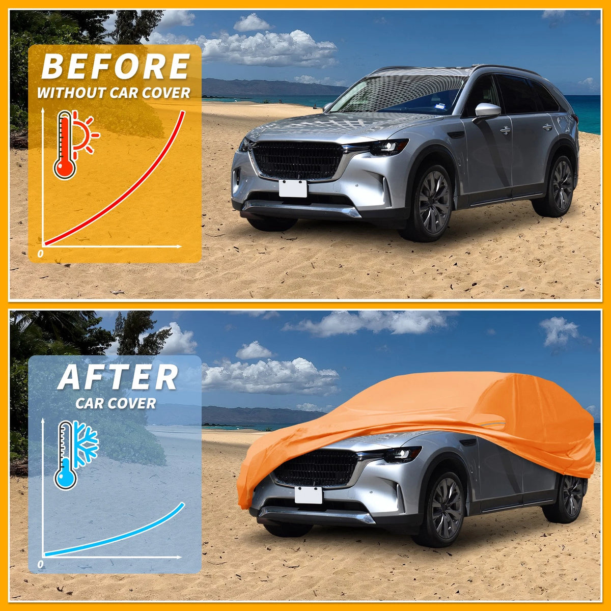 Waterproof All Weather Car Cover for Mazda CX-90 (2024)