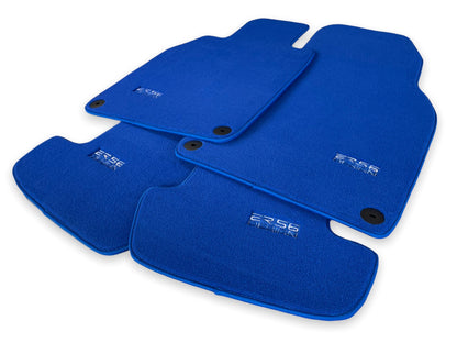Premium Blue Carpet Floor Mats for Porsche 987 Boxster (2005-2012)