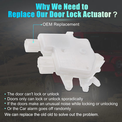 Front Right Door Latch Lock Actuator Motor for Nissan Frontier (2005-2023)