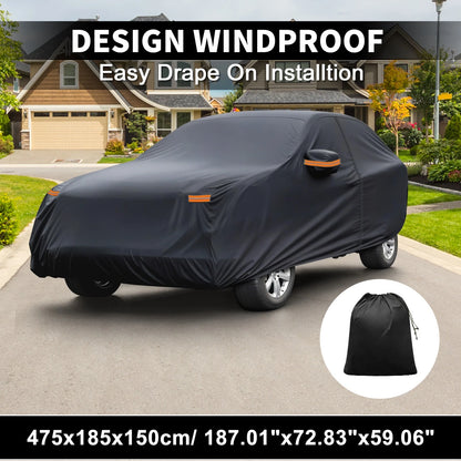 Waterproof Car Cover with Driver Door Zipper for Subaru Forester (2003-2023)