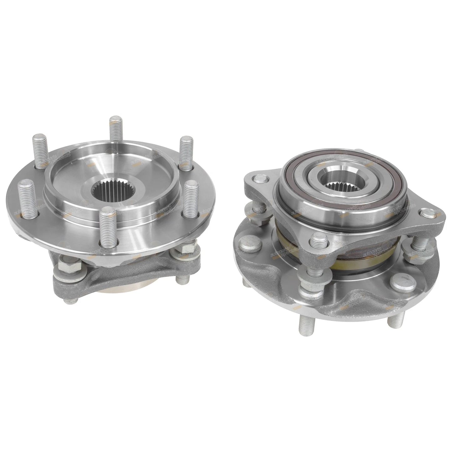 2 x Front Wheel Bearing Hubs for Toyota Hilux GGN125/GUN125/GUN126 (2015–2019)