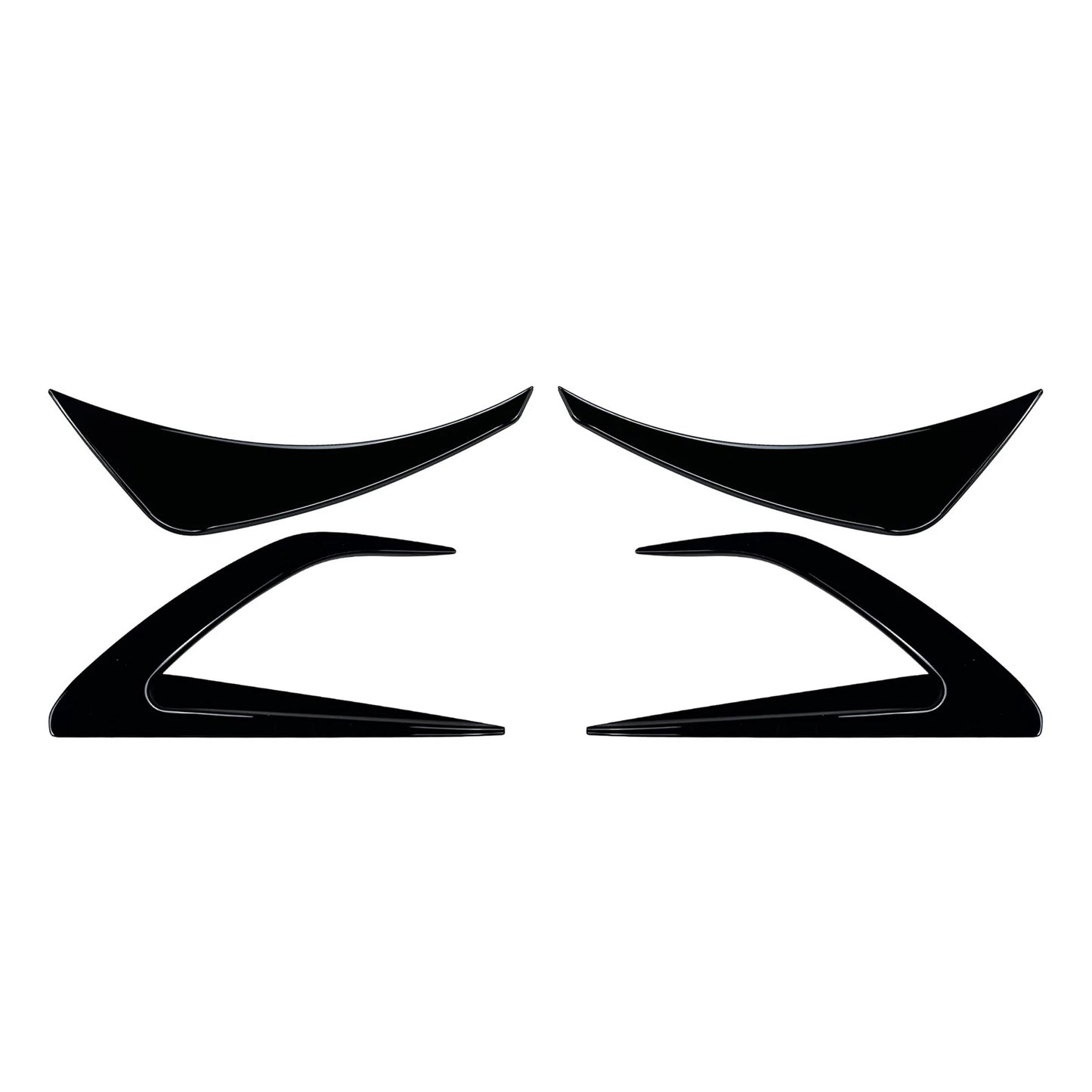 4PCS Gloss Black Front Side Air Vent Trims for Mazda Miata MX-5 (2016-2025)