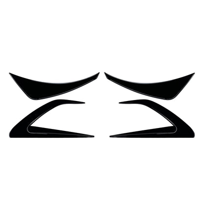4PCS Gloss Black Front Side Air Vent Trims for Mazda Miata MX-5 (2016-2025)