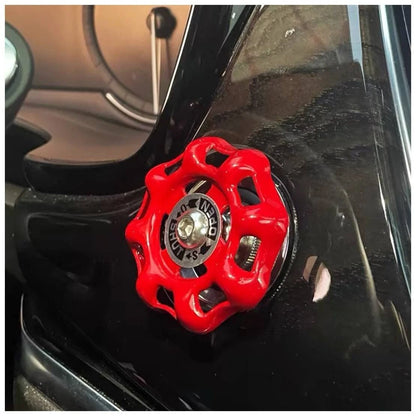 Red Car Central Control Knob Water Valve Button Cover for Car Accessories