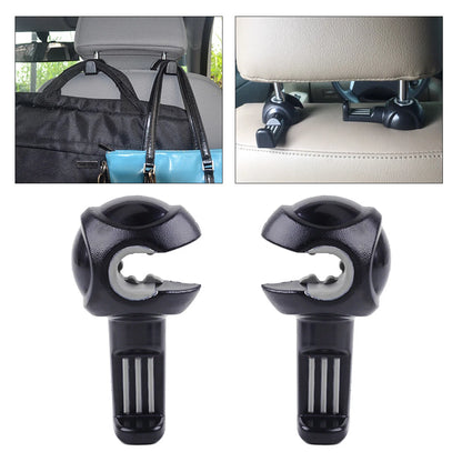 Universal Car Seat Headrest Hanger Hooks for Organizer