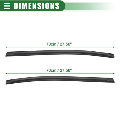 Rear Left Right Door Window Belt Weatherstrip for Toyota Tacoma (2005-2015)