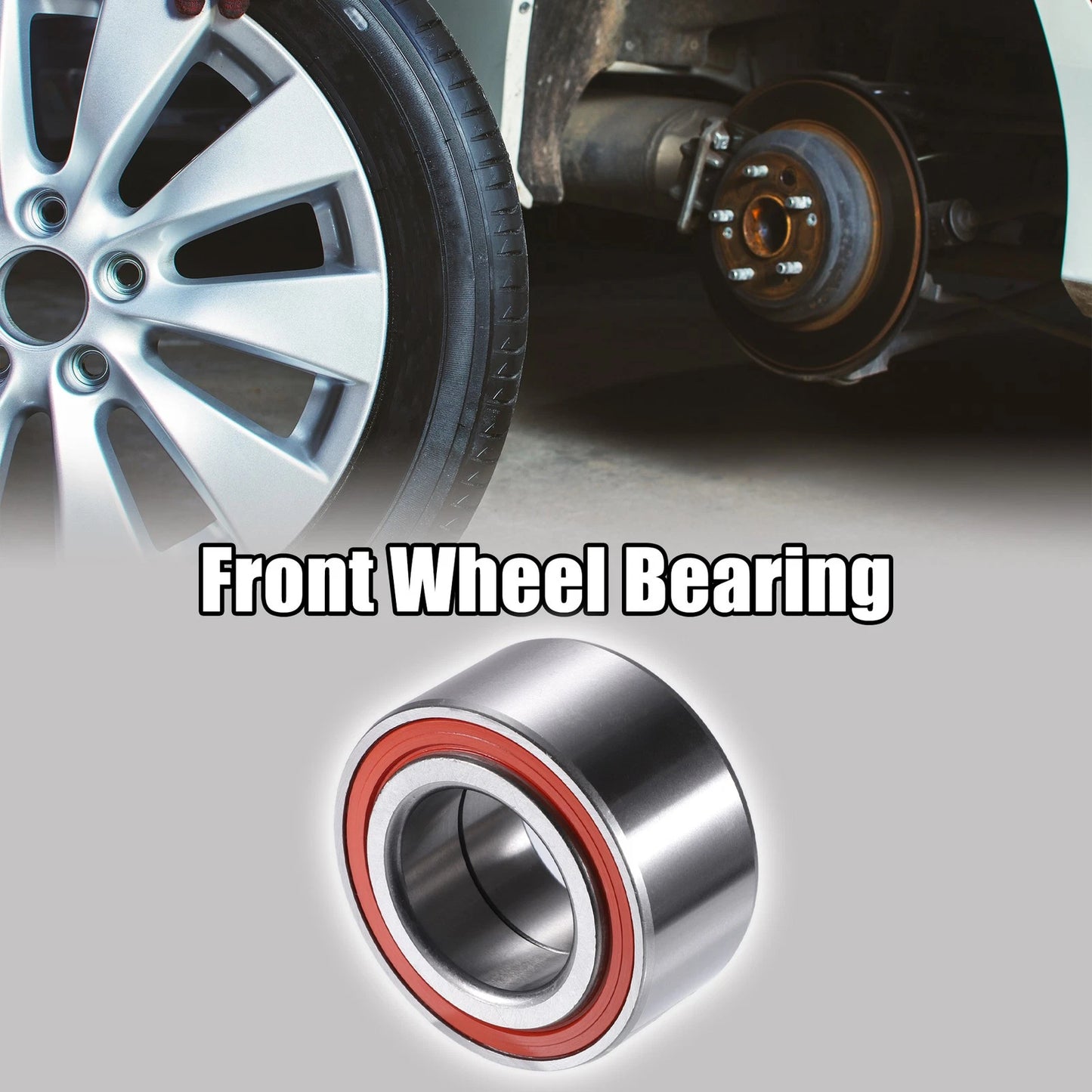 2 x Front Wheel Bearings for Honda Civic SI (2006-2011) with ABS Brakes