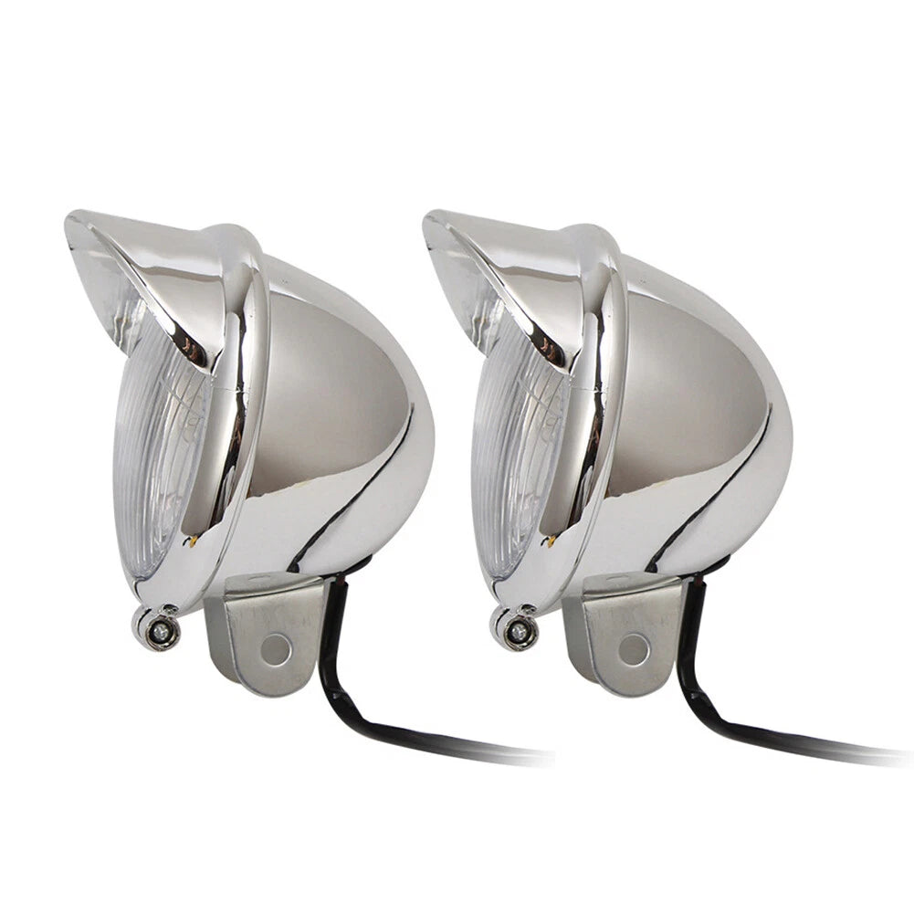 Chrome Fog Lights for Kawasaki Vulcan VN 800 900 1500 1600 1700 2000