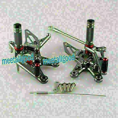 Motorcycle Rearset Footpeg for Kawasaki Ninja ZX10R (2006-2007) Grey