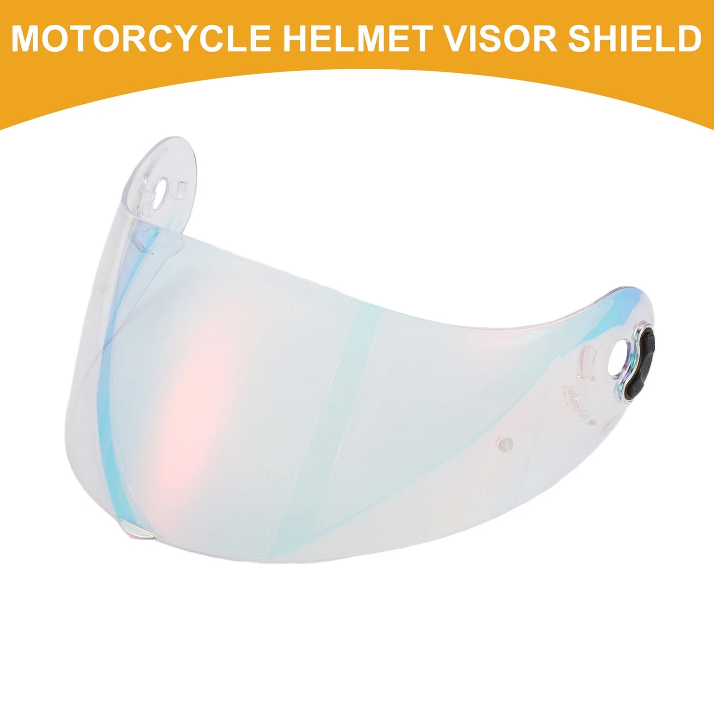 Visor Shield 3-Snap Motorcycle Helmet for X-803 Resin Clear Red