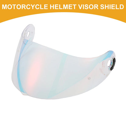 Visor Shield 3-Snap Motorcycle Helmet for X-803 Resin Clear Red