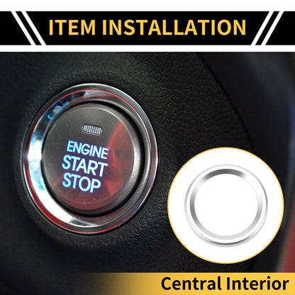 Engine Start Stop Button Knob Cover Ring for Ford Maverick (2022)