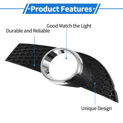1 Pc Car Front Left Fog Light Grill for Chevrolet Aveo (2008 - 2010)