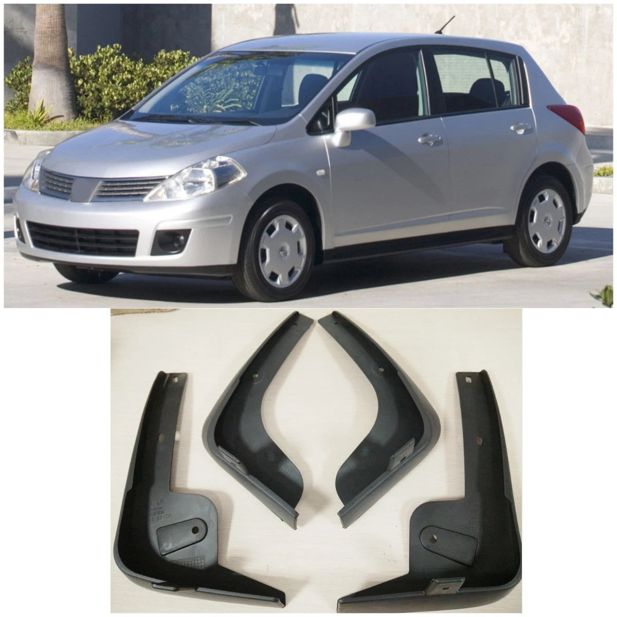 Mud Flaps for 2007-2010 Nissan Versa Tiida (2007-2010)