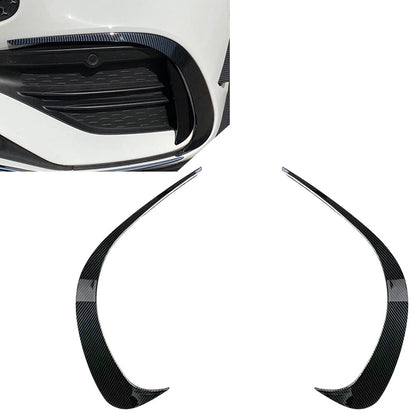 Carbon Fiber Front Fog Light Splitter for Mercedes Benz C-Class (2022-2023)