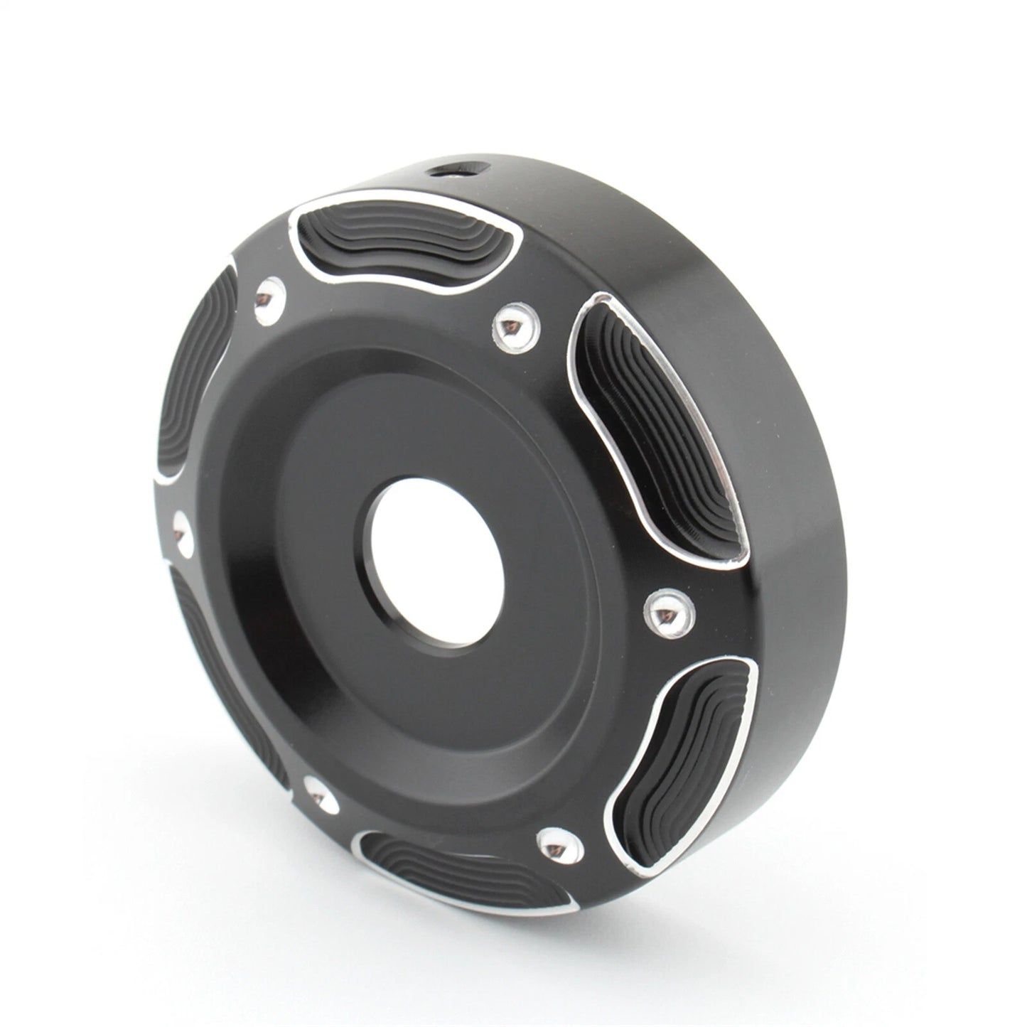Radiator Cap Covers 2 x Black & White for Harley X350 (2023)