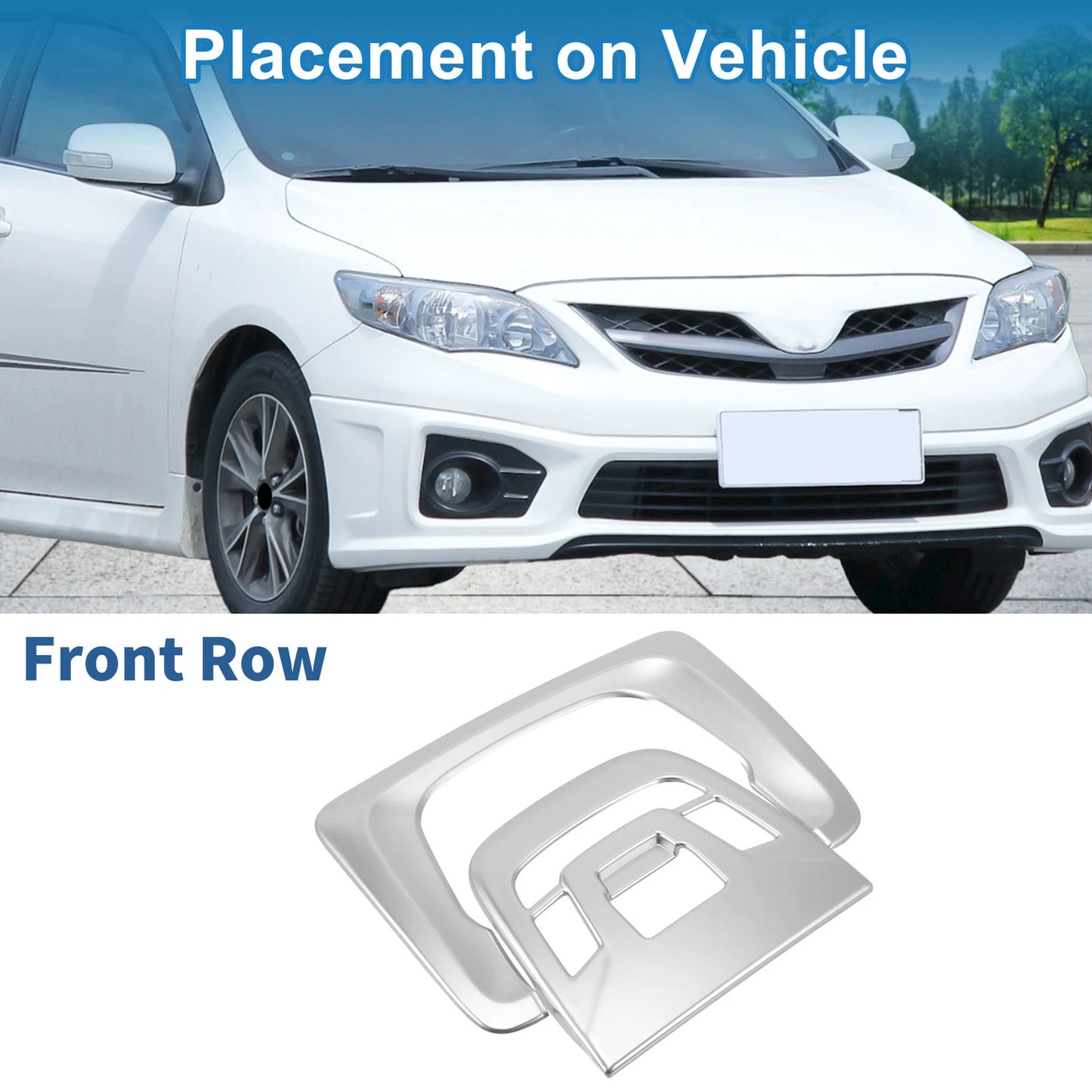 Front Row Headlight Trim Bezel for Toyota Corolla (2022-2024)