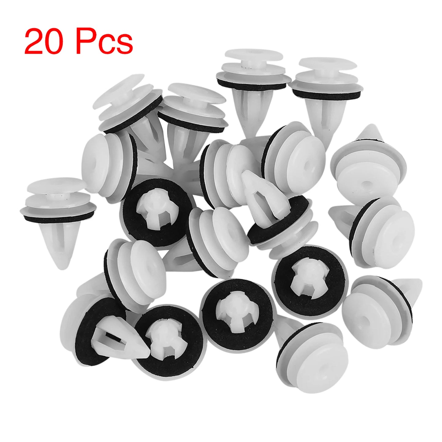 20 x Plastic White Retainer Clips for BMW E46 E90 F30 X5 X3 E60 (2000-2019)