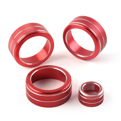 4x AC Climate Control Knob Ring Covers for Honda Civic CR-V 2022+