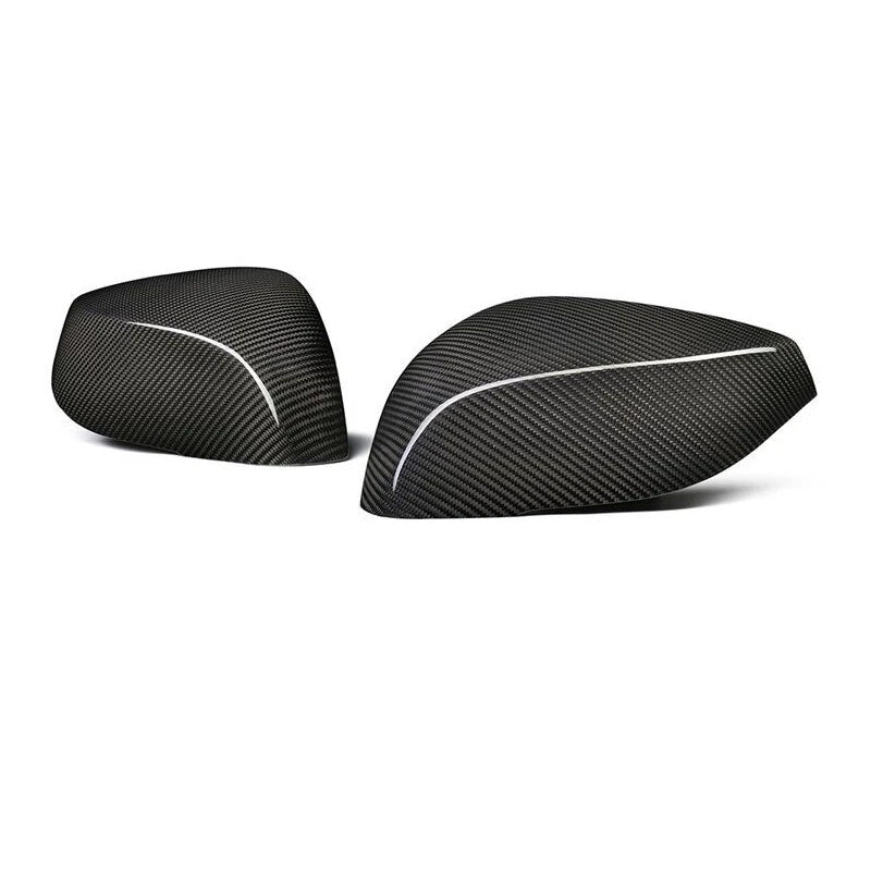 Real Carbon Fiber Side Rearview Mirror Cover Caps fit for Infiniti Q50 2014-2018