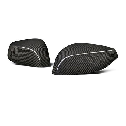 Real Carbon Fiber Side Rearview Mirror Cover Caps fit for Infiniti Q50 2014-2018
