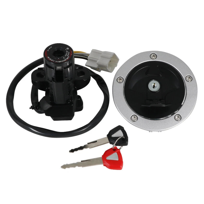 Ignition Key Switch Lock Set for Kawasaki Ninja ZX14R, ER650, ER6N, EX650 (2006-2023)