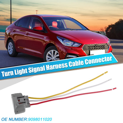 1 x 3-way Turn Signal Harness Cable Connector for Toyota