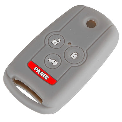 Silicone Key Fob Cover Case for Acura TL TSX ZDX MDX Accord (2004-2020)