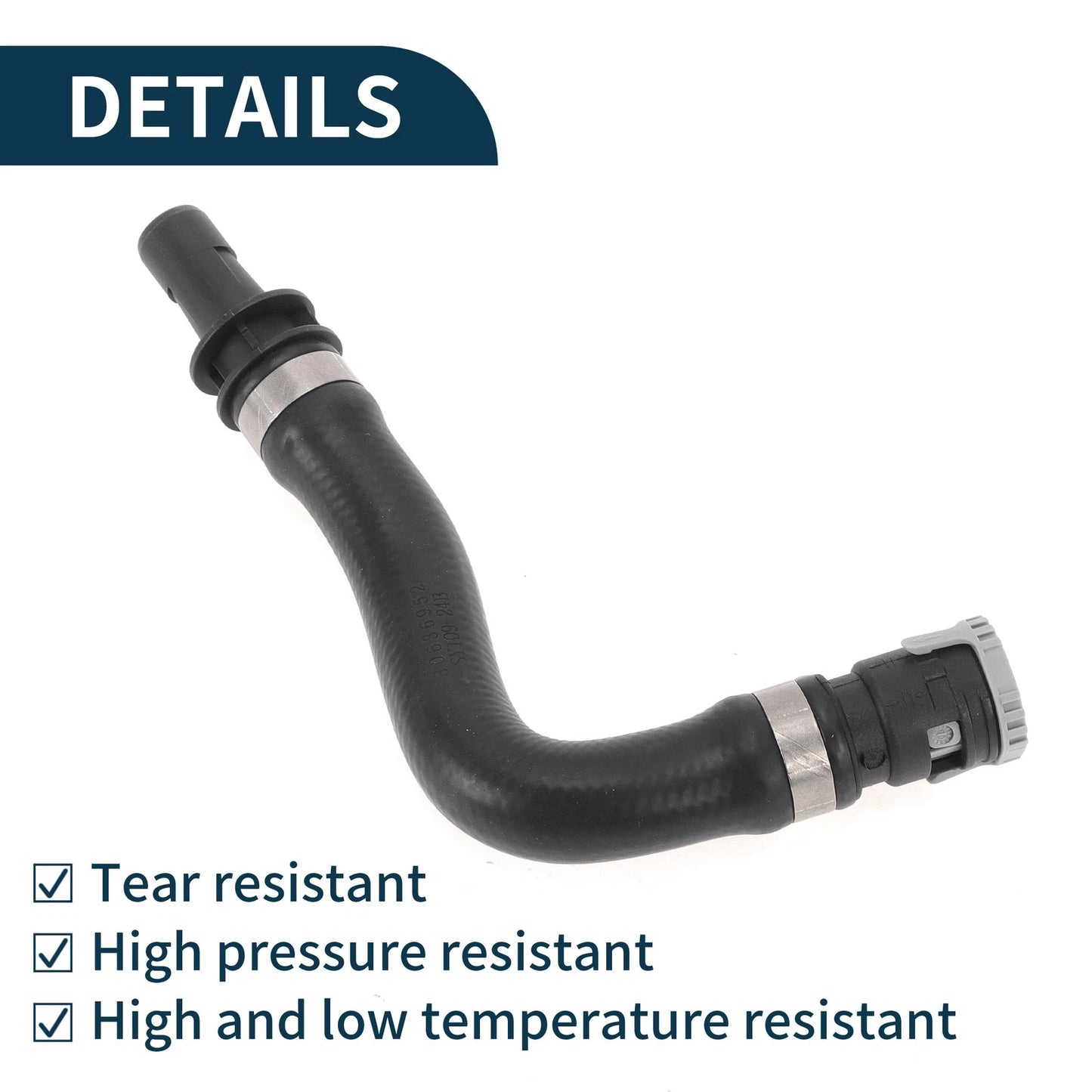 Radiator Hose Warm Air Inlet Pipe for Volvo S40 (2004-2012)