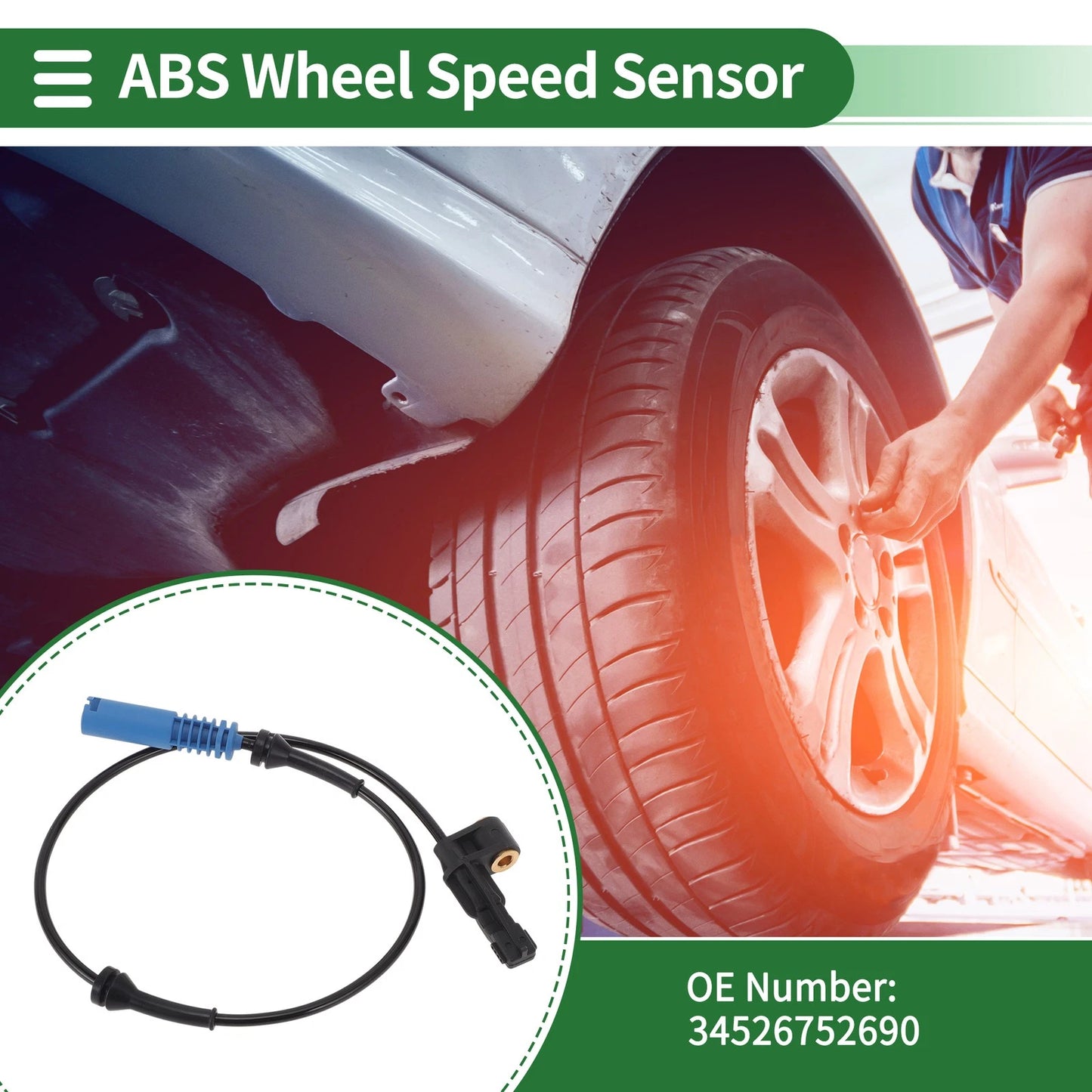 ABS Wheel Speed Sensor for BMW Z3 Front Right