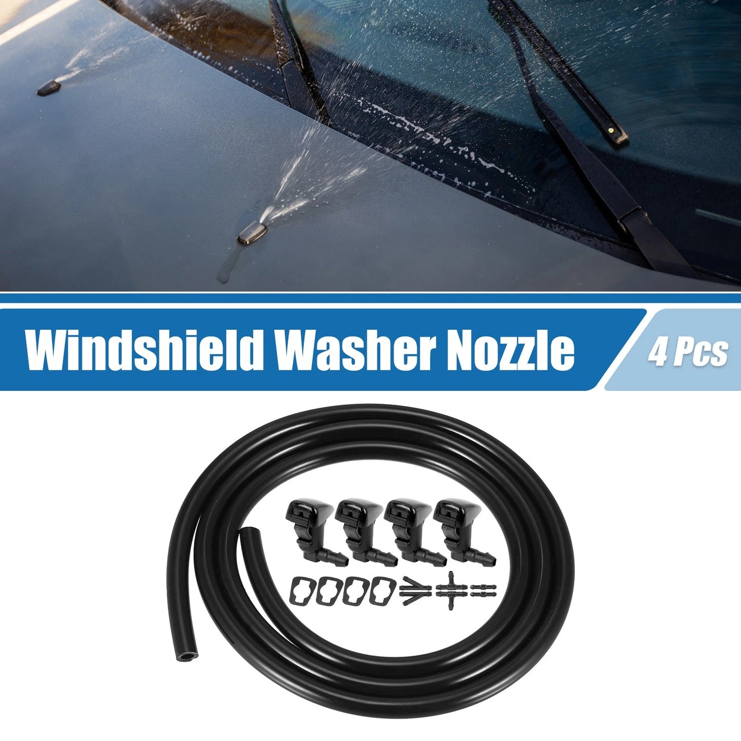 Windshield Washer Nozzles for Chrysler 300 2011-2018 (Set of 4)
