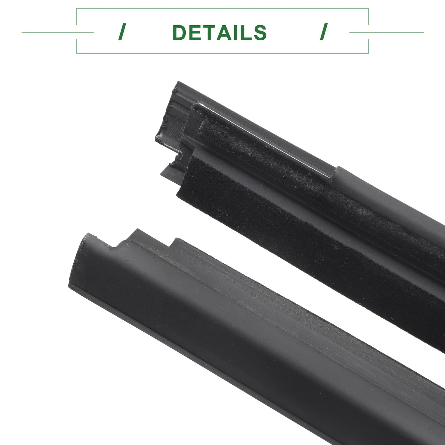 Front Left Right Weatherstrip Window Seal for Honda Insight (2000-2006)