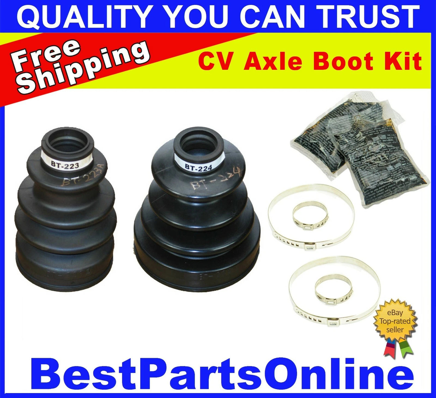 CV Axle Boot Repair Kit for Toyota Supra (1994–1998)