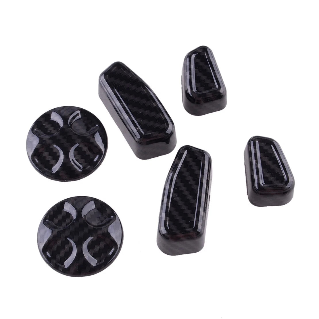 6 x Seat Adjustment Switch Knob Covers for Dodge Durango RAM 1500 (2011-2023)