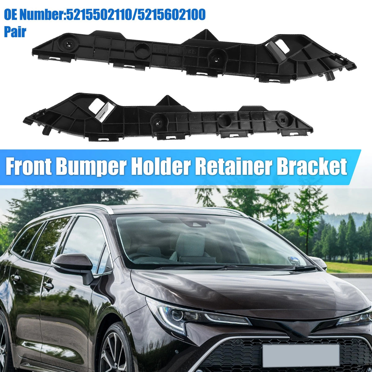 Rear Bumper Bracket Pair for Toyota (No. 5215502110/5215602100)