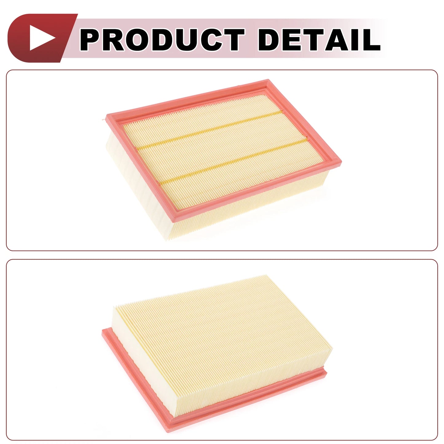 Engine Air Filter No.LR005816 for Land Rover LR2 3.2L (2008-2012) 1 Pc