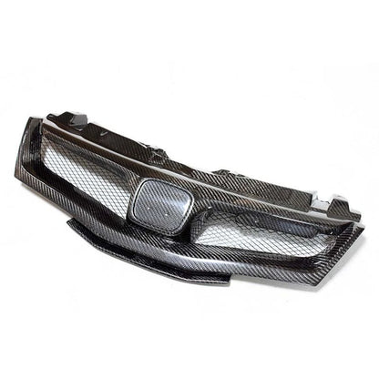 Carbon Fiber Front Bumper Grille Cover For Civic Type-R FN2 2008-2011 2009